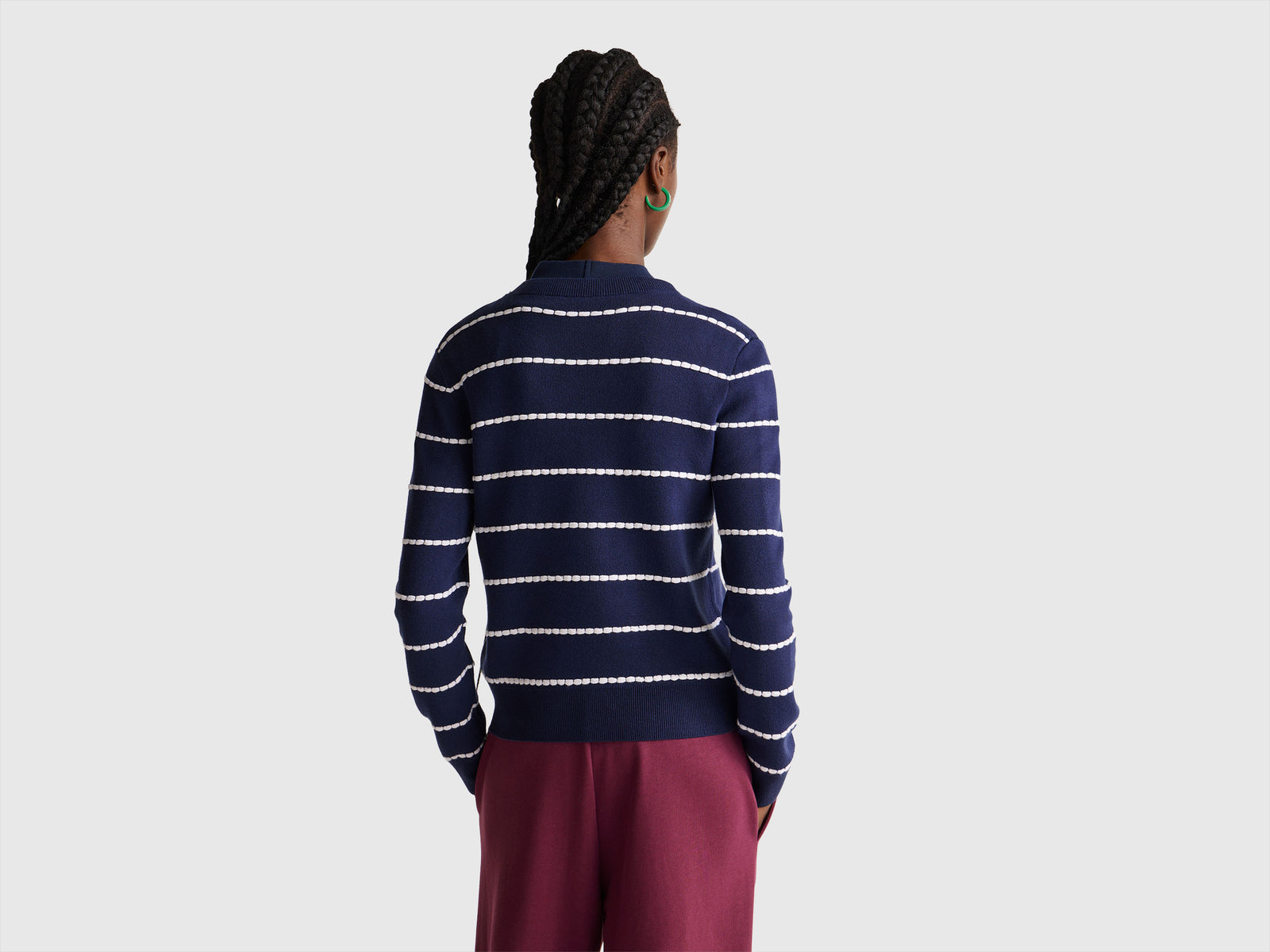 Camisola jacquard em mistura de viscose - ucb_image_B