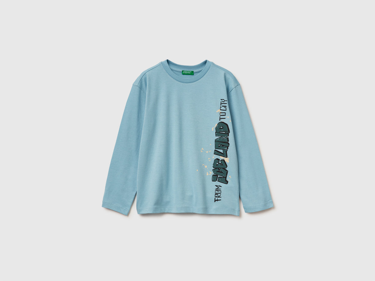 T-shirt com estampa em algodão quente - ucb_image_FS