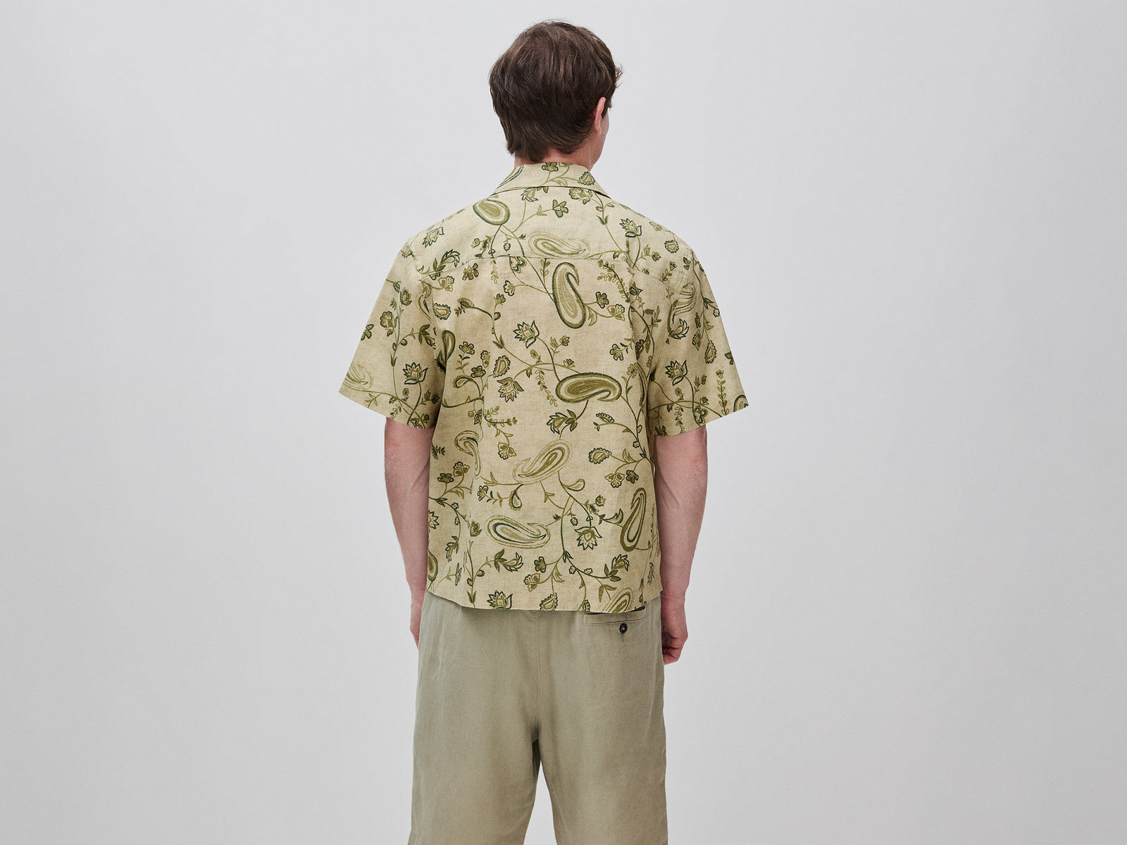 Camisa estampada em mistura de linho - ucb_image_B