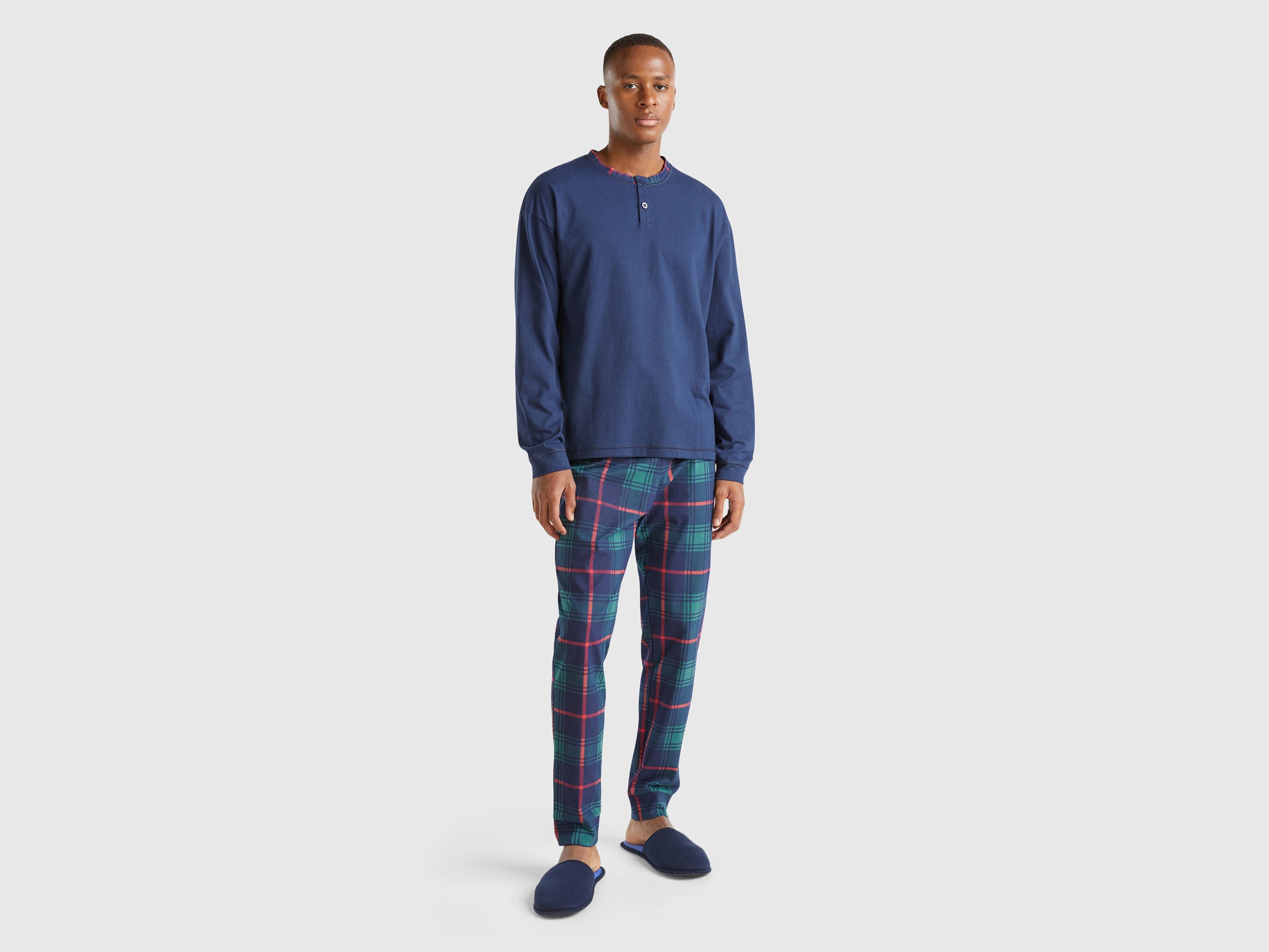 Pijama com calças tartan - ucb_image_F