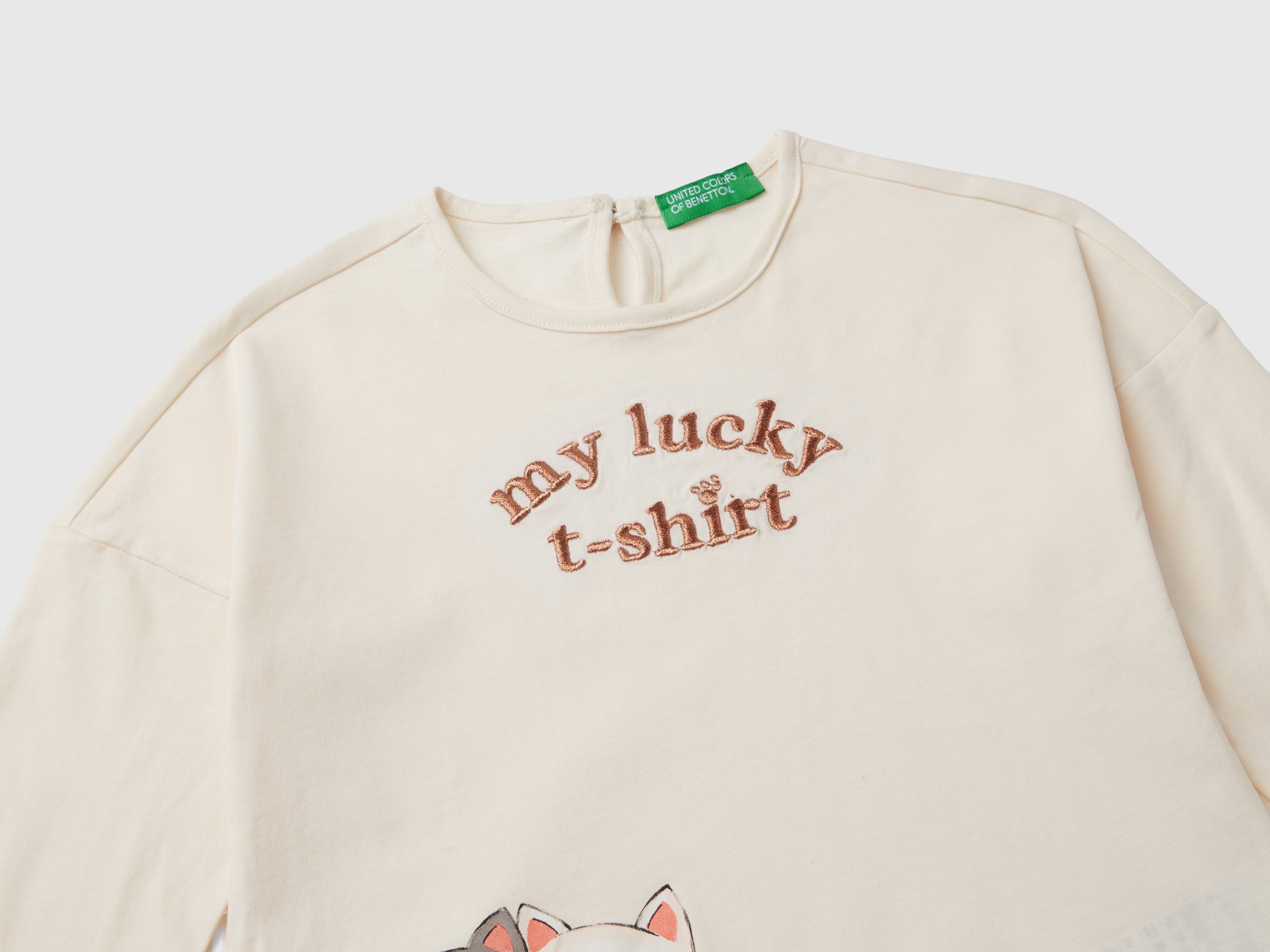 T-shirt com texto em lurex - ucb_image_DS1