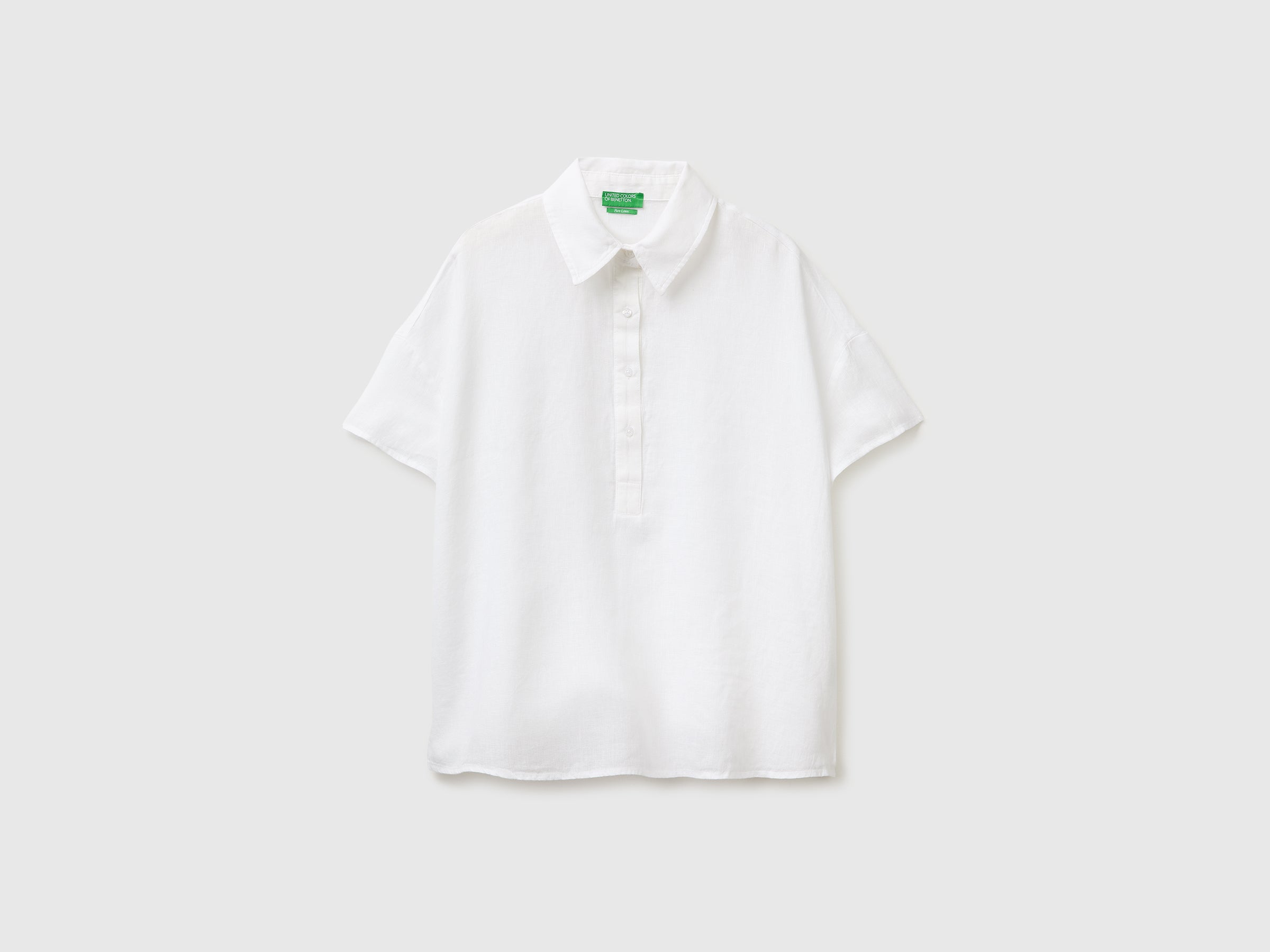 100% linen short-sleeved blouse - ucb_image_FS