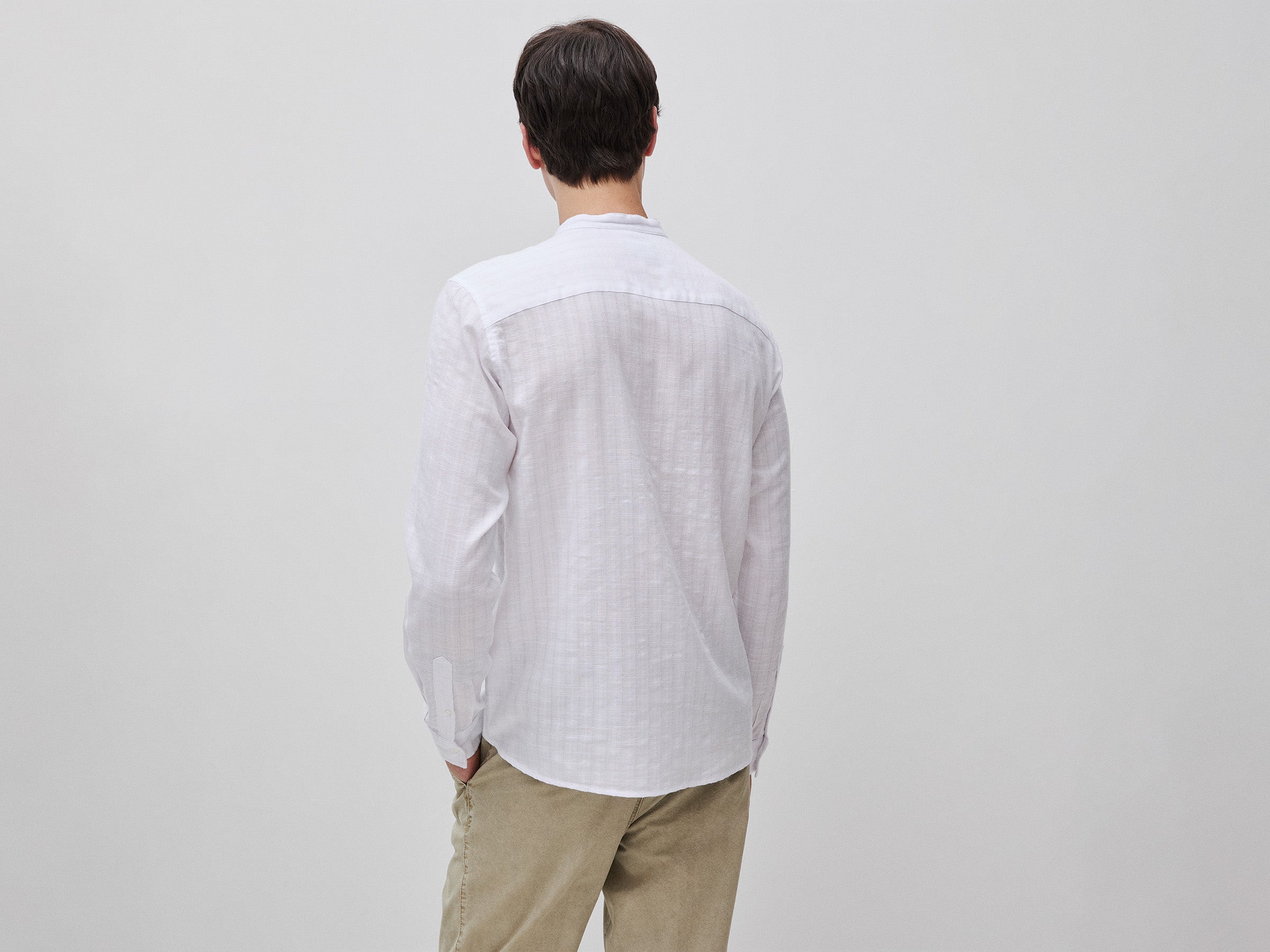 Camisa com carcela de botões riscada - ucb_image_B