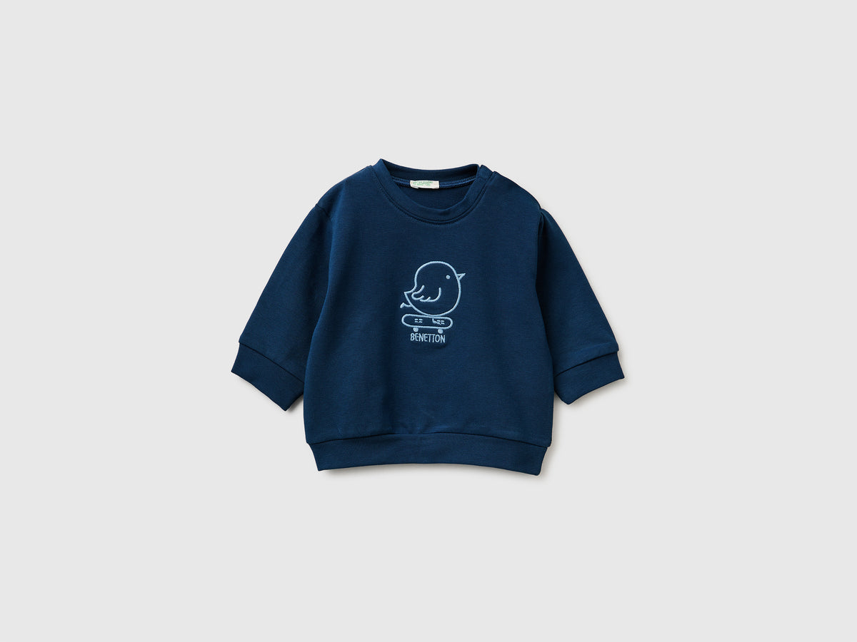 Sweatshirt with animal patch - ucb_image_FS