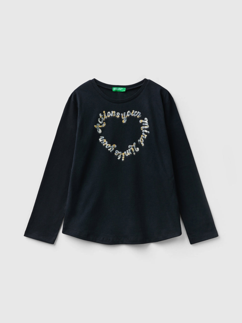 T-shirt em algodão quente com estampa glitter - ucb_image_FS