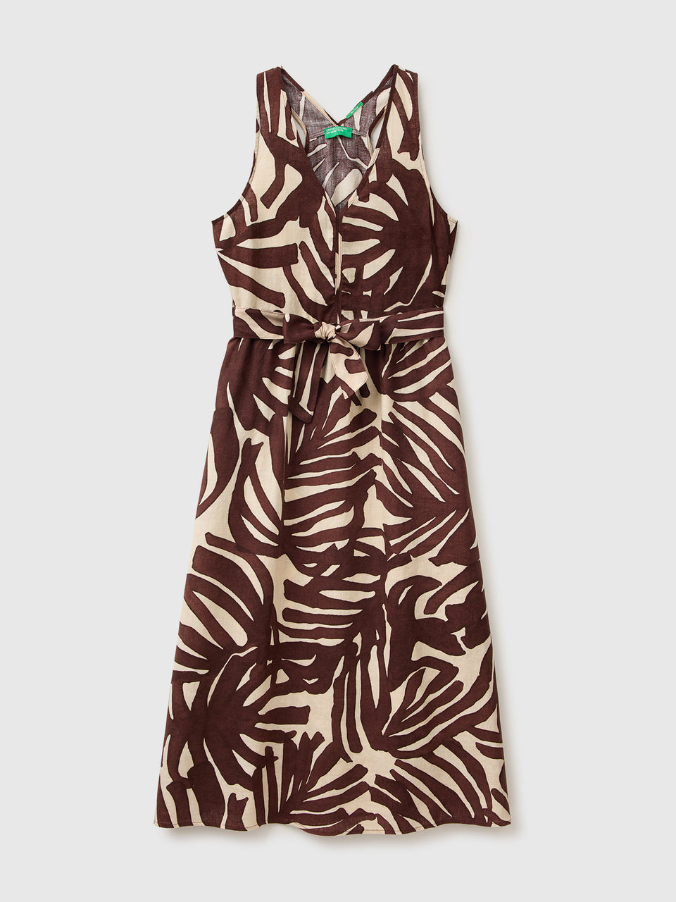 Printed dress in pure linen - ucb_image_FS