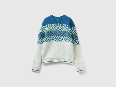 Camisola jacquard com detalhes fluorescentes - ucb_image_FS