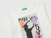 T-shirt com estampado fotográfico e glitter - ucb_image_DS1