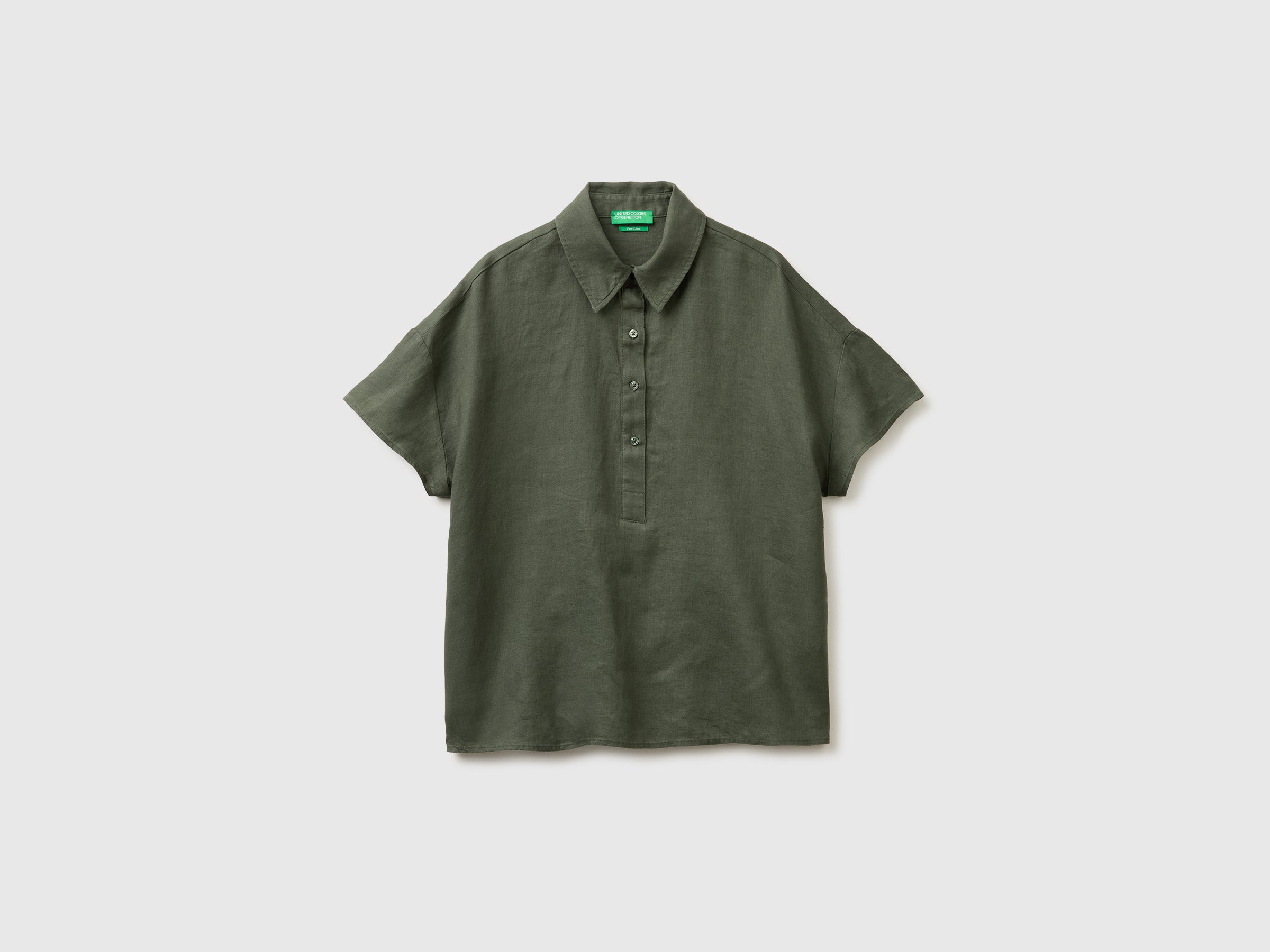 100% linen short-sleeved blouse - ucb_image_FS