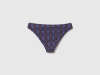 Cueca de biquíni com estampado étnico e lurex - ucb_image_BS