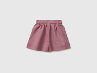 Linen blend shorts with sash - ucb_image_BS