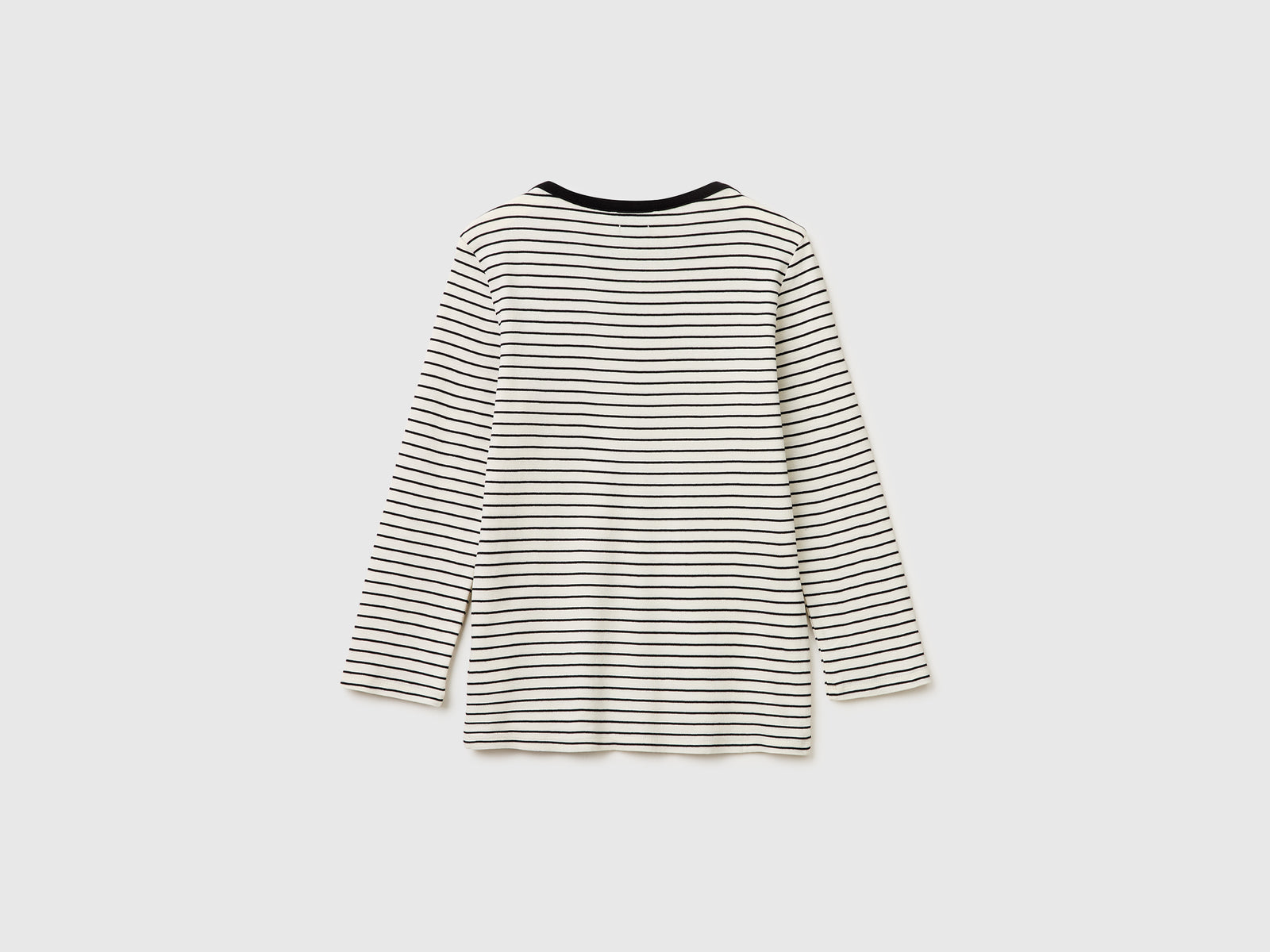 Striped t-shirt with boat neck - ucb_image_BS