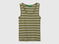 Striped tank top in pure cotton - ucb_image_FS
