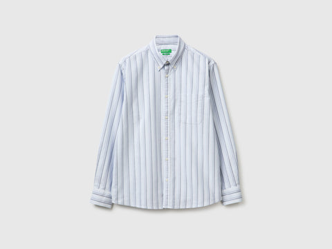 Light blue striped button-down shirt - ucb_image_FS