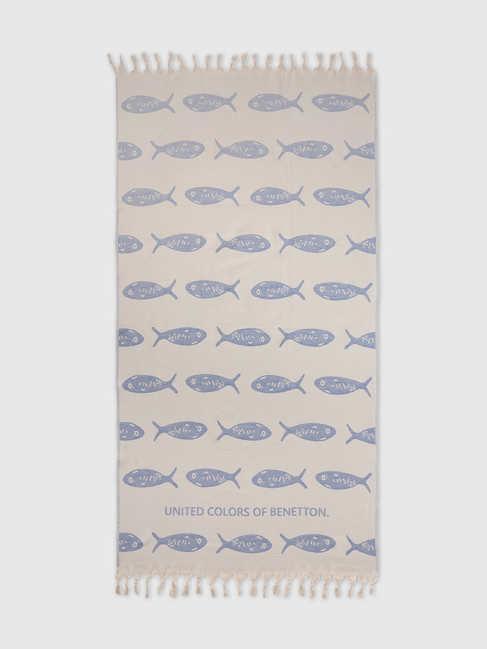 Toalha de praia jacquard com peixes azuis - ucb_image_FS