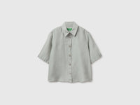Short shirt in pure linen - ucb_image_FS