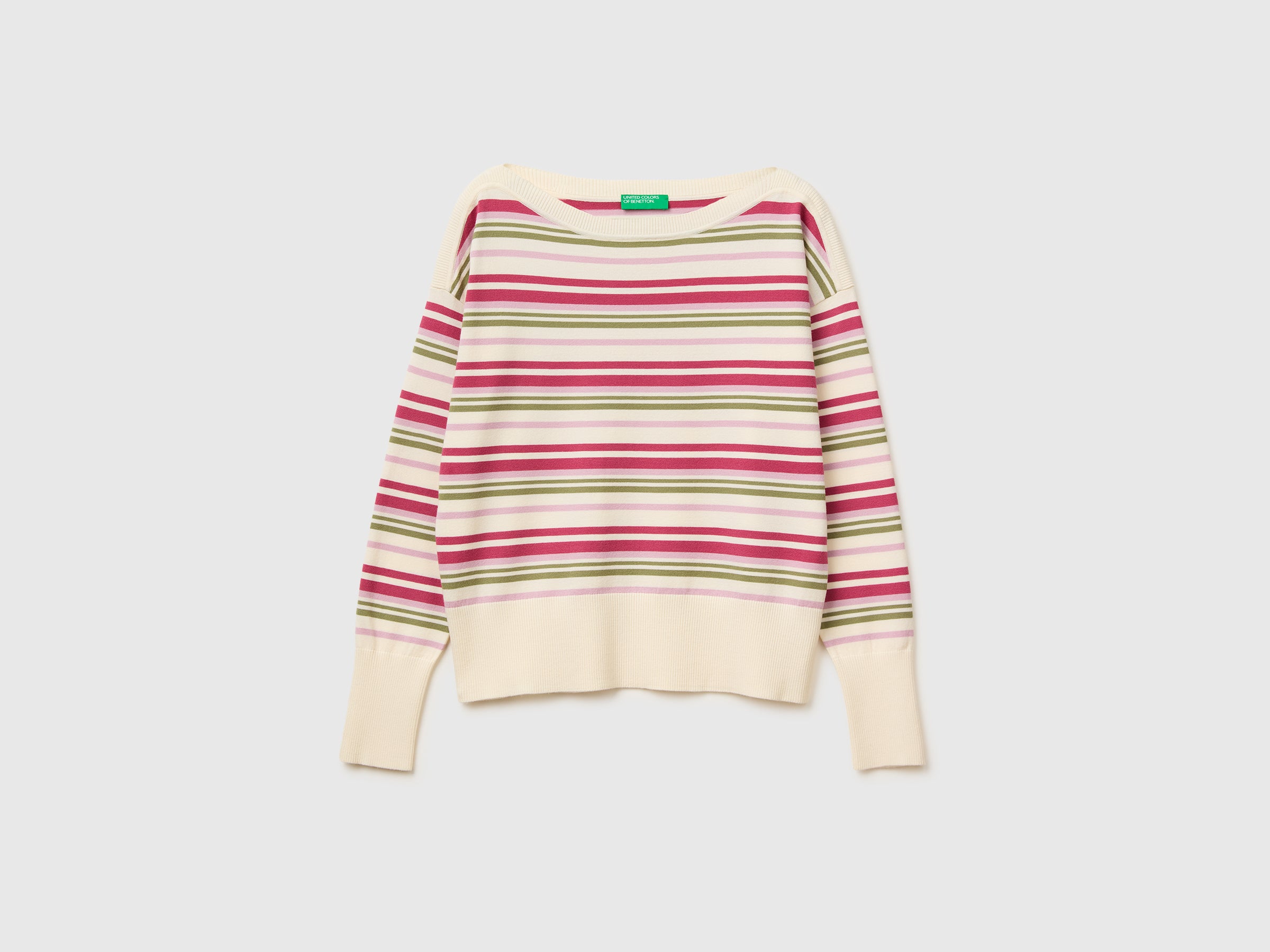 Striped boat neck sweater - ucb_image_FS