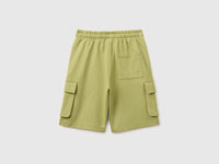 Fleece Bermuda shorts with pockets - ucb_image_BS