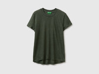 Crew neck T-shirt in pure linen - ucb_image_FS