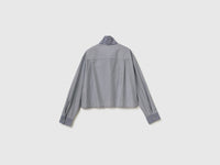 Striped crop shirt with bow - ucb_image_BS