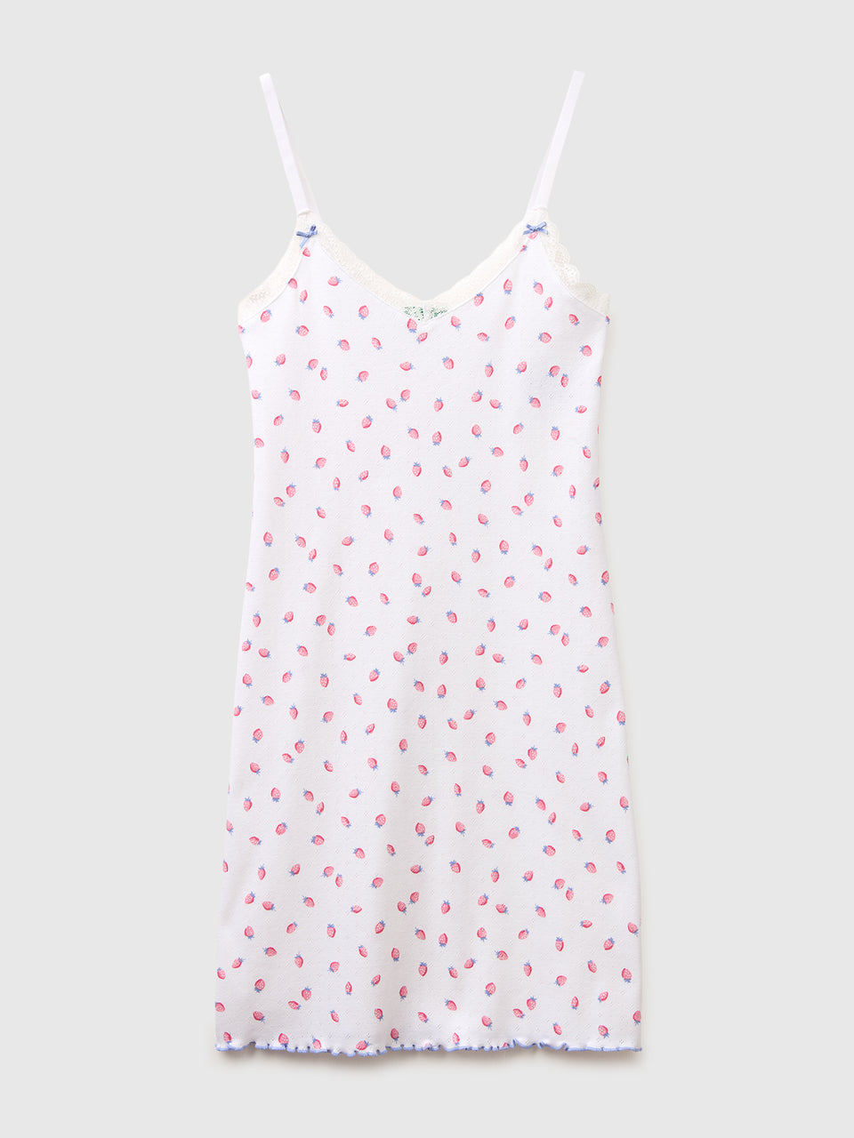Patterned nightgown with shoulder straps - ucb_image_FS