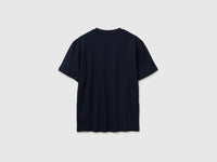 Crew neck T-shirt in linen blend - ucb_image_BS