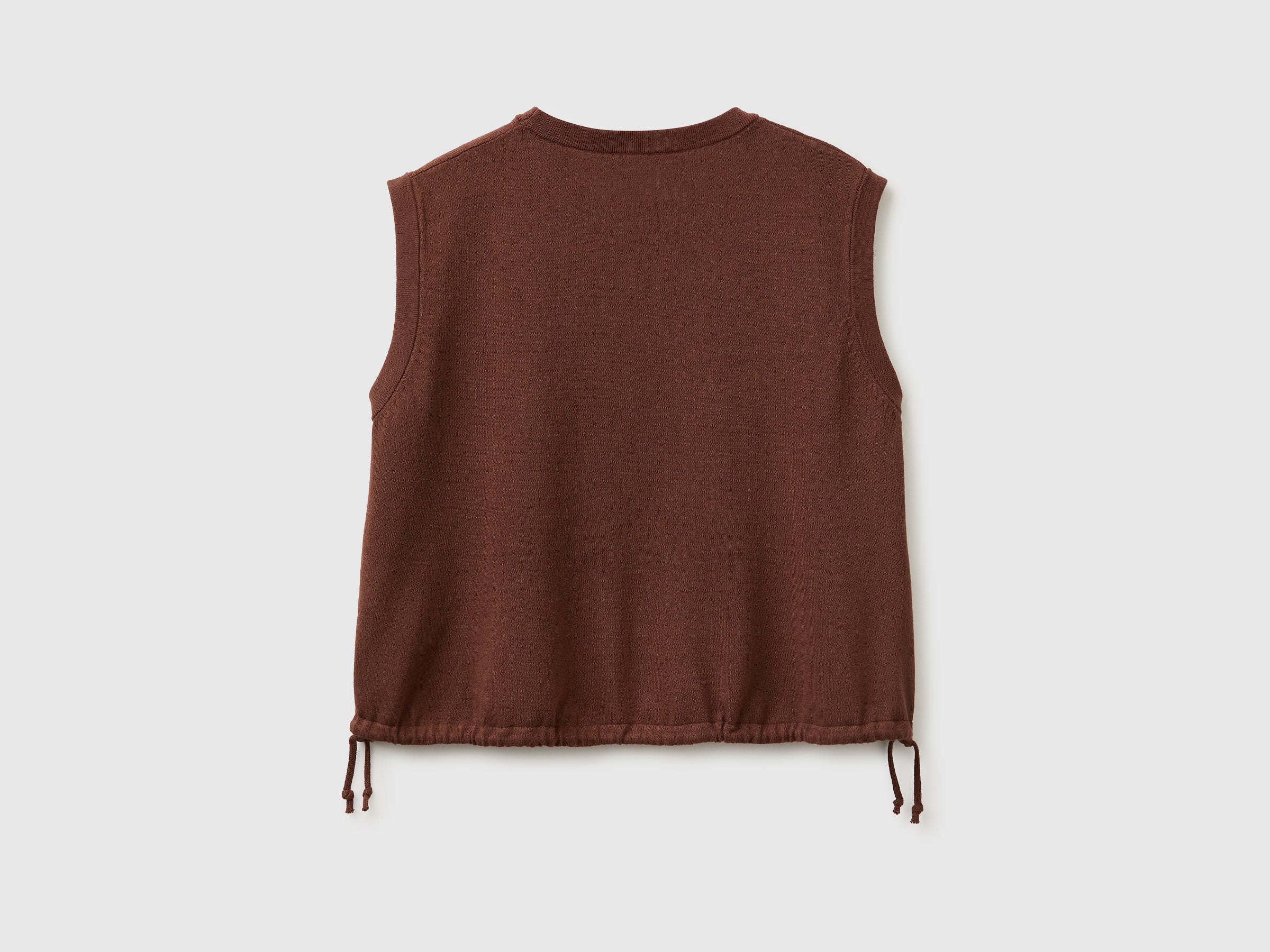 Sleeveless linen blend sweater - ucb_image_BS