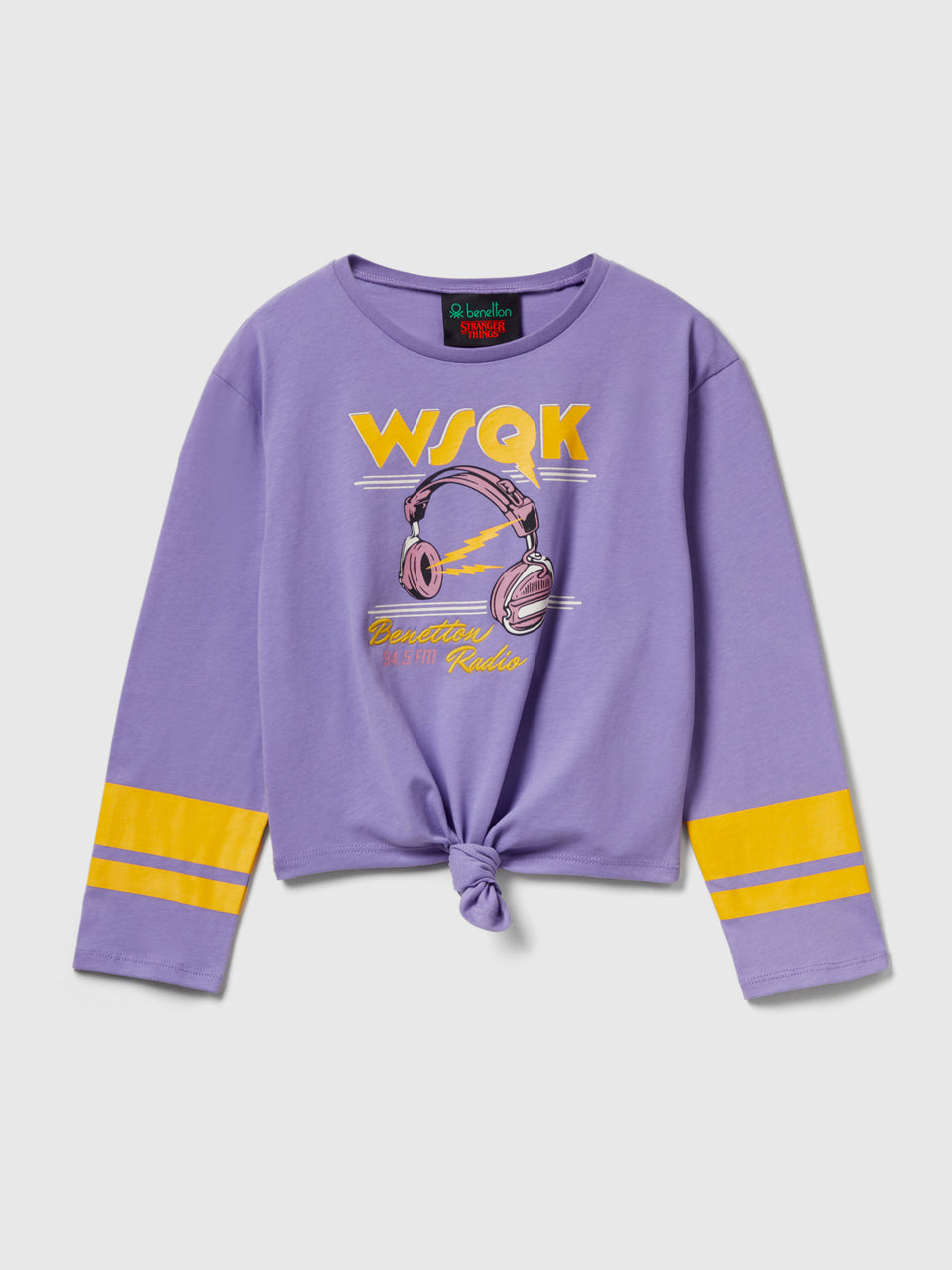 T-shirt com nó Stranger Things - ucb_image_FS