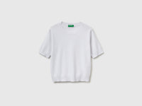 White short sleeve sweater - ucb_image_FS