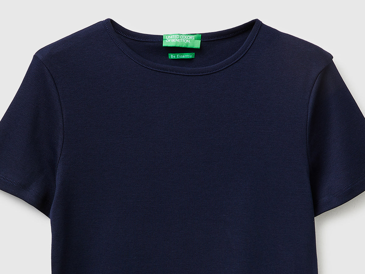 T-shirt de gola redonda slim fit - ucb_image_DS1