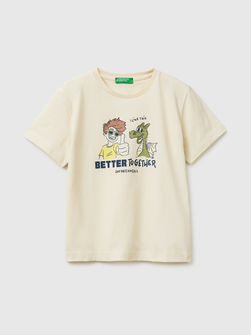 Crew neck T-shirt with print - ucb_image_FS