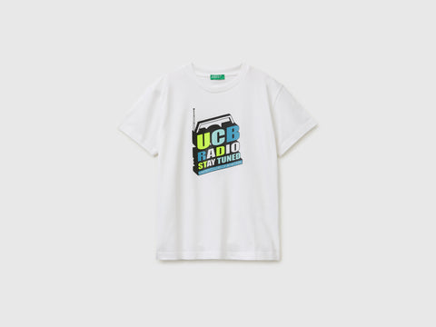 Organic cotton T-shirt with logo print - ucb_image_FS