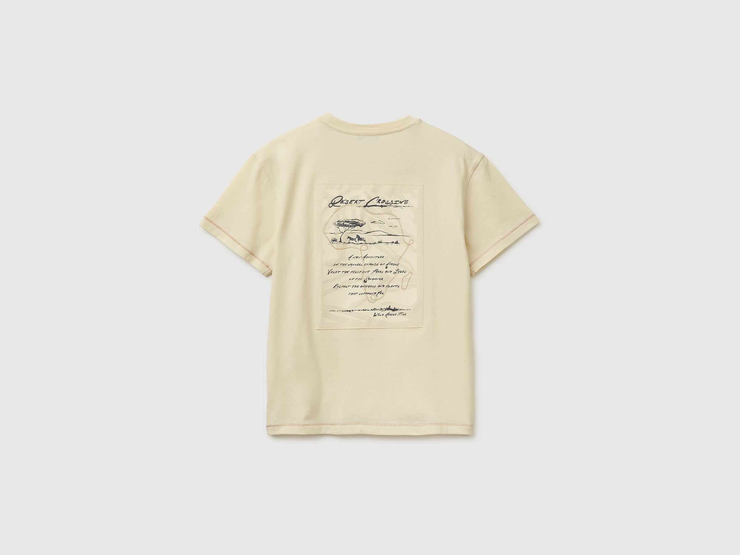 Oversized T-shirt with print and embroidery - ucb_image_BS