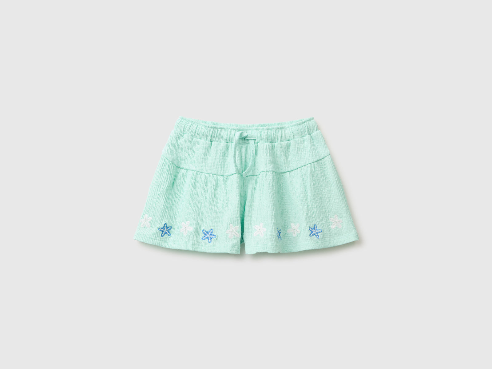 Flared shorts with embroidery - ucb_image_FS