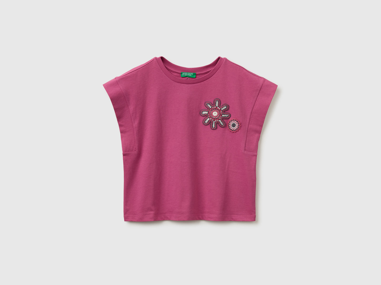 T-shirt sem mangas com bordado  - ucb_image_FS