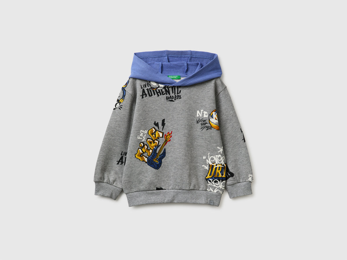 Printed hoodie - ucb_image_FS