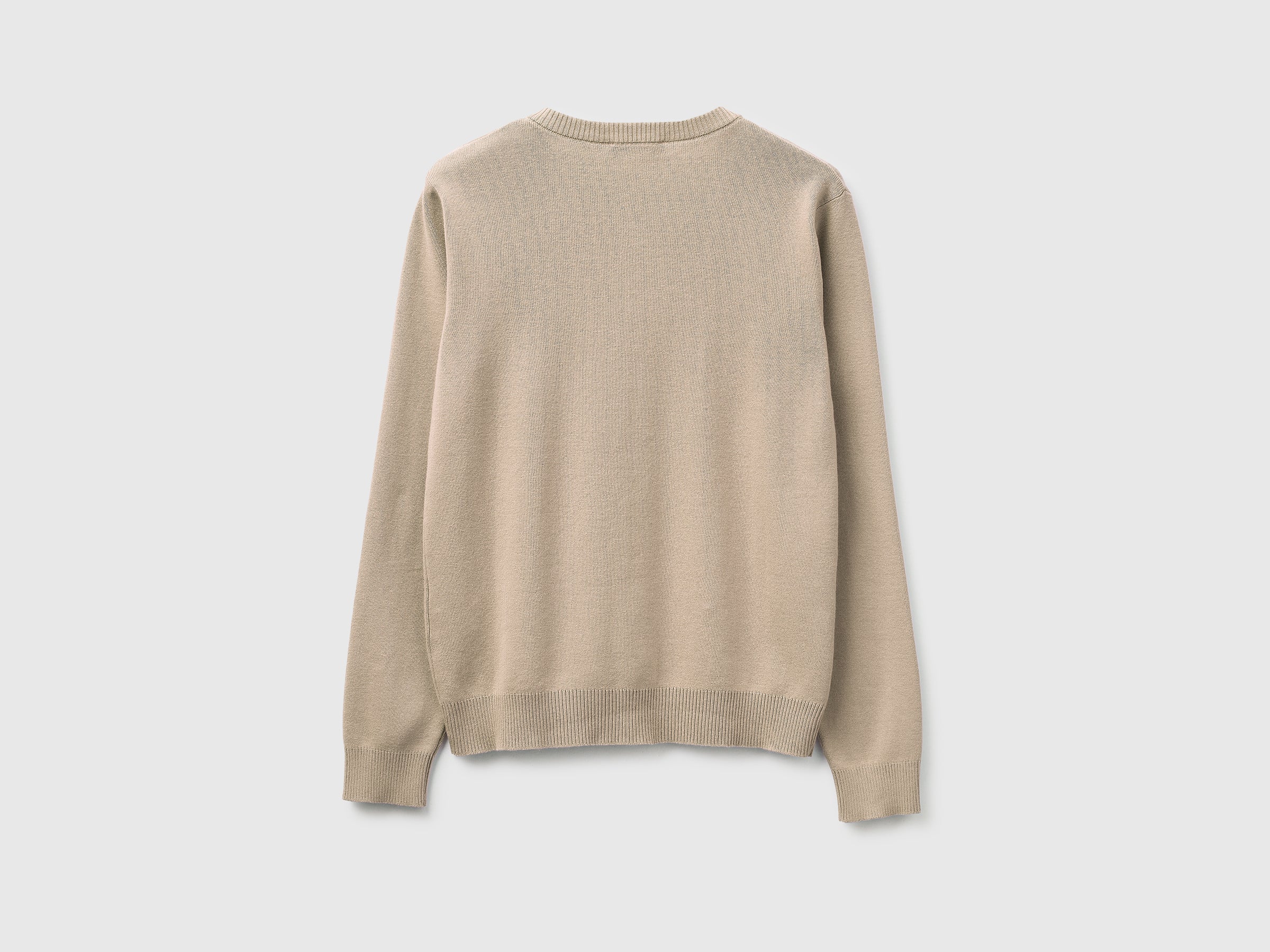 Beige cardigan in tricot cotton - ucb_image_BS