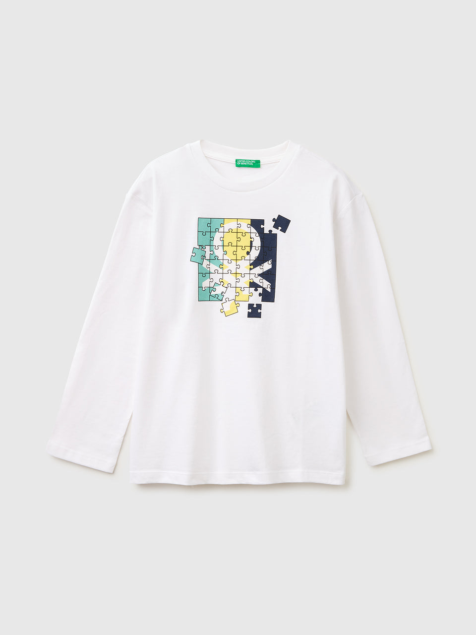 T-shirt in organic cotton with logo print - ucb_image_FS