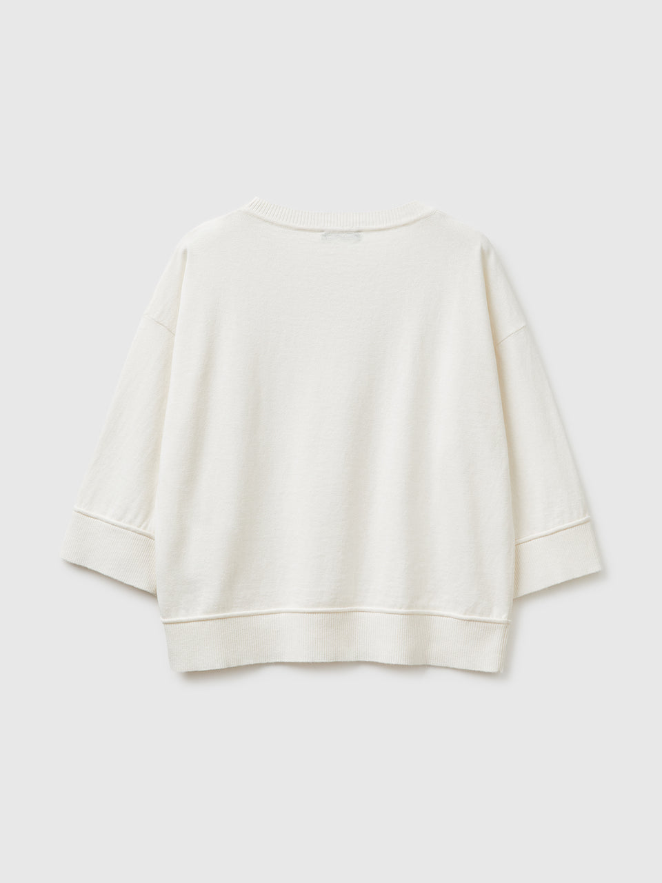 Crew neck sweater in cotton and wool - ucb_image_BS