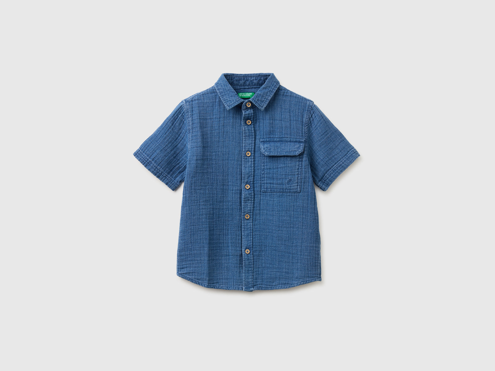 Short-sleeved shirt in light gauze - ucb_image_FS