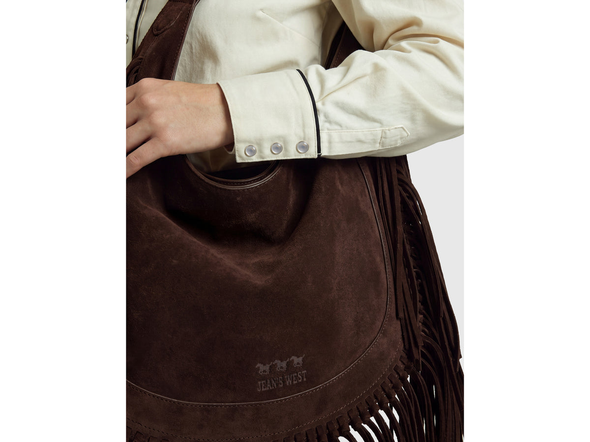 Bolsa de pele de camurça com franjas - ucb_image_FY