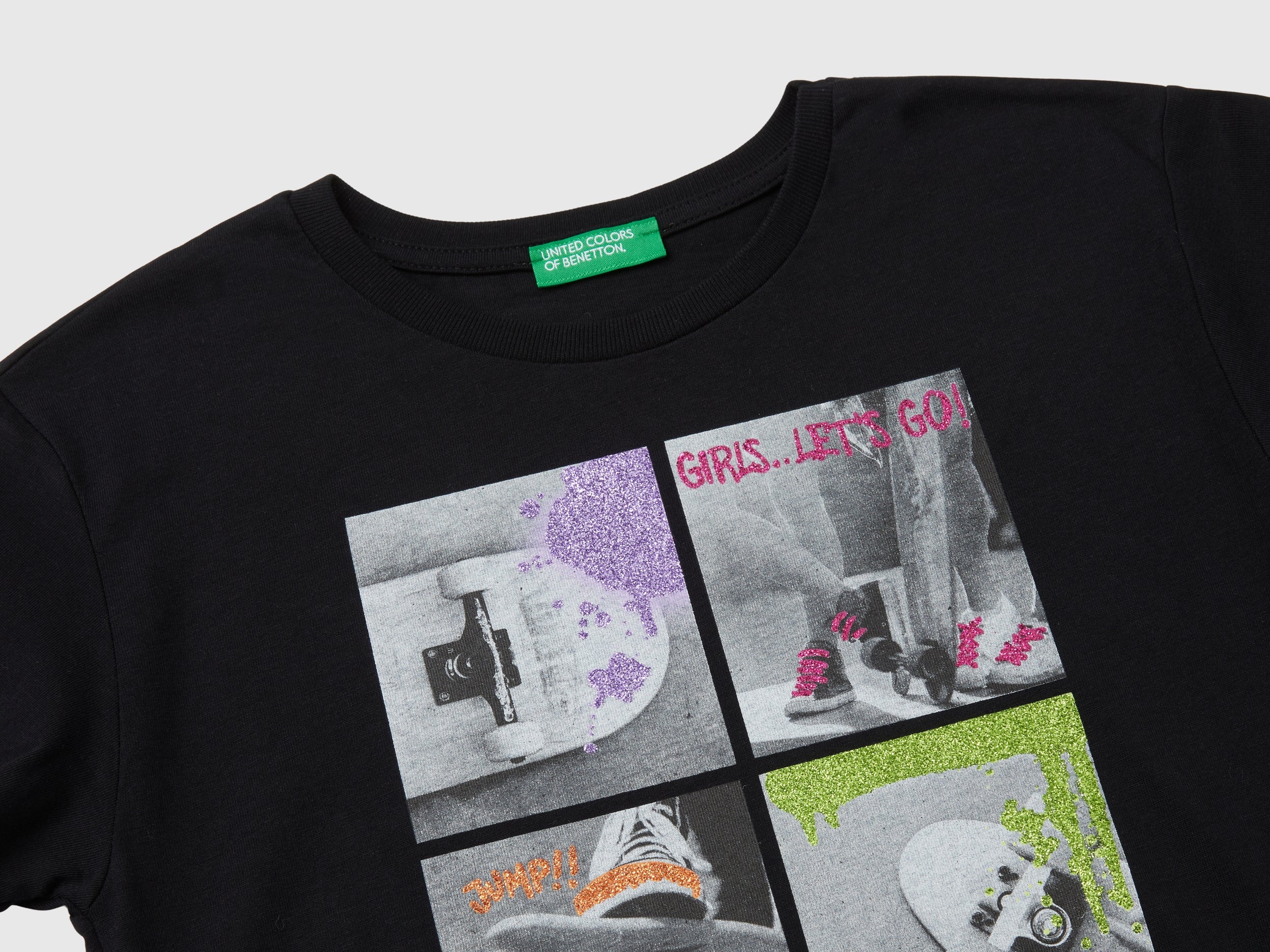 T-shirt com estampado fotografico e glitter - ucb_image_DS1