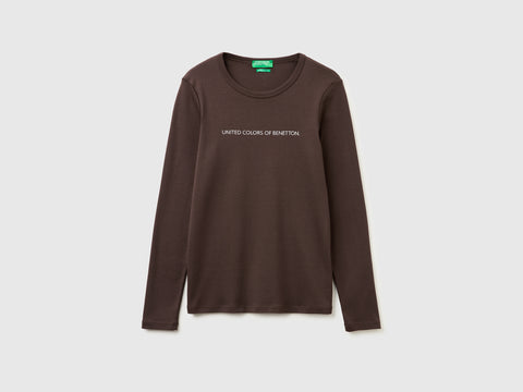 Long sleeve t-shirt with glitter logo - ucb_image_FS