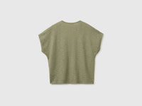 V-neck sweater in linen blend - ucb_image_BS