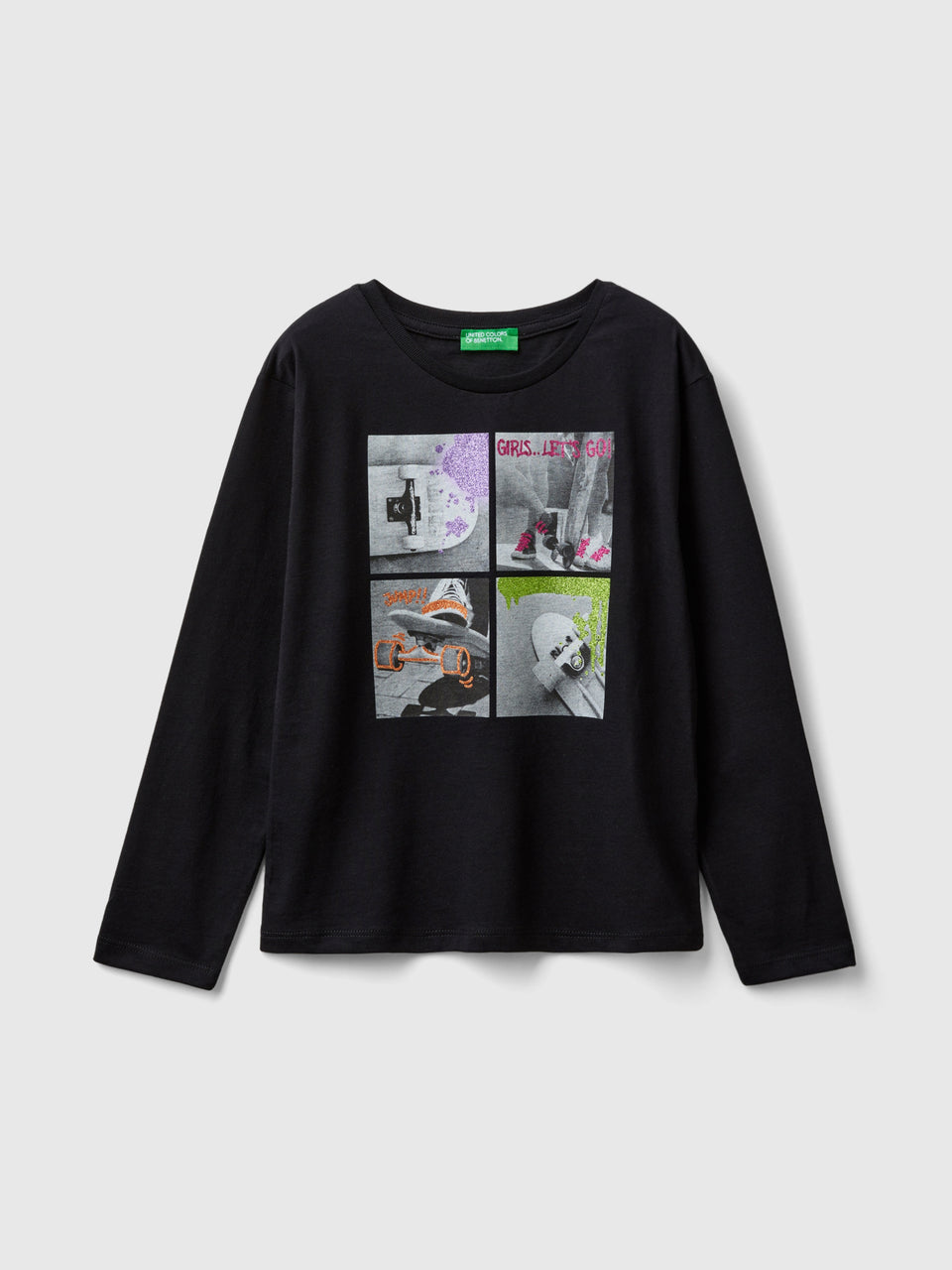 T-shirt com estampado fotografico e glitter - ucb_image_FS