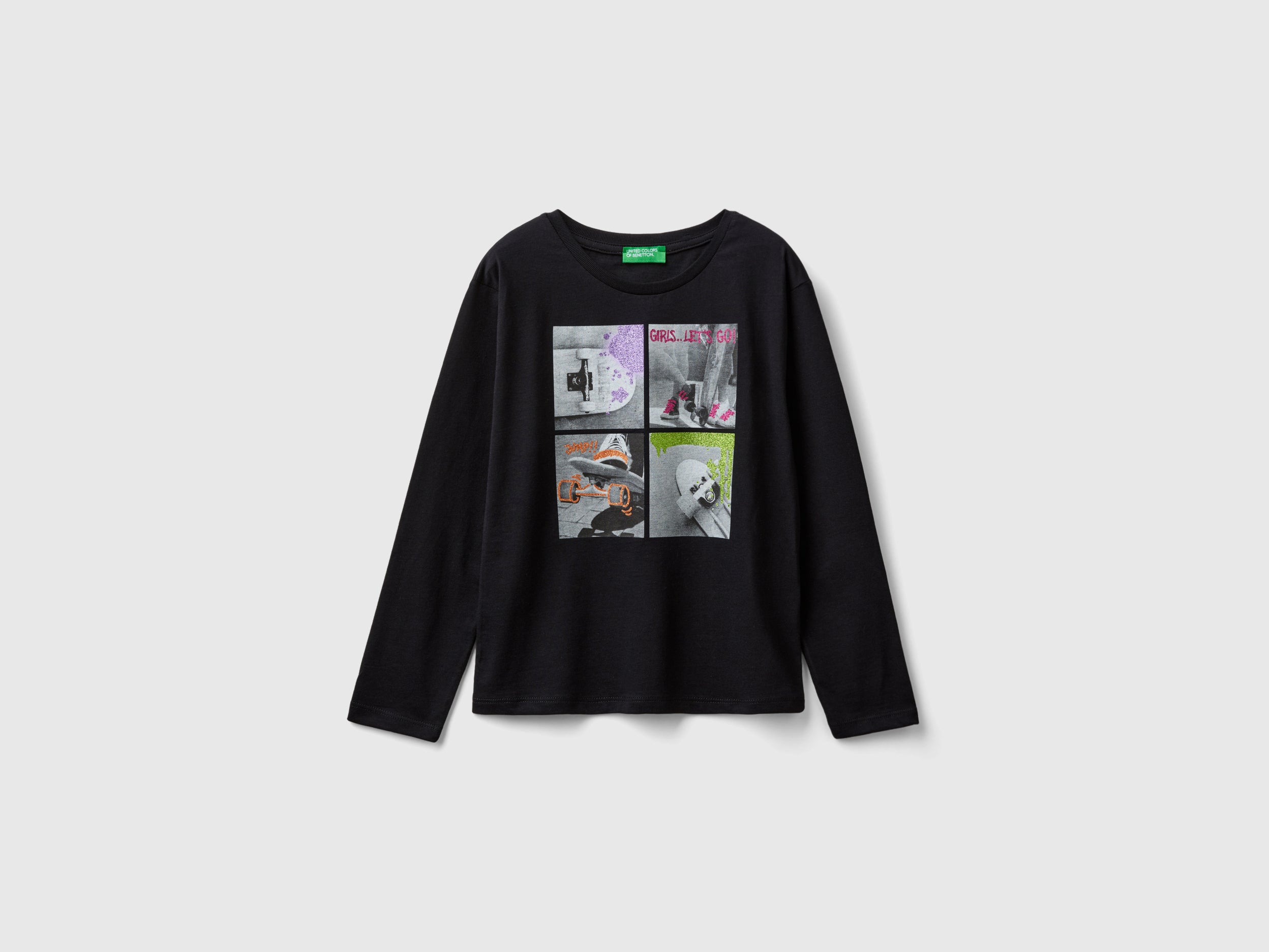 T-shirt com estampado fotografico e glitter - ucb_image_FS