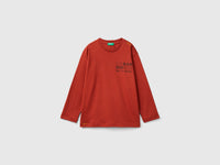 T-shirt em algodão quente com estampa slogan - ucb_image_FS