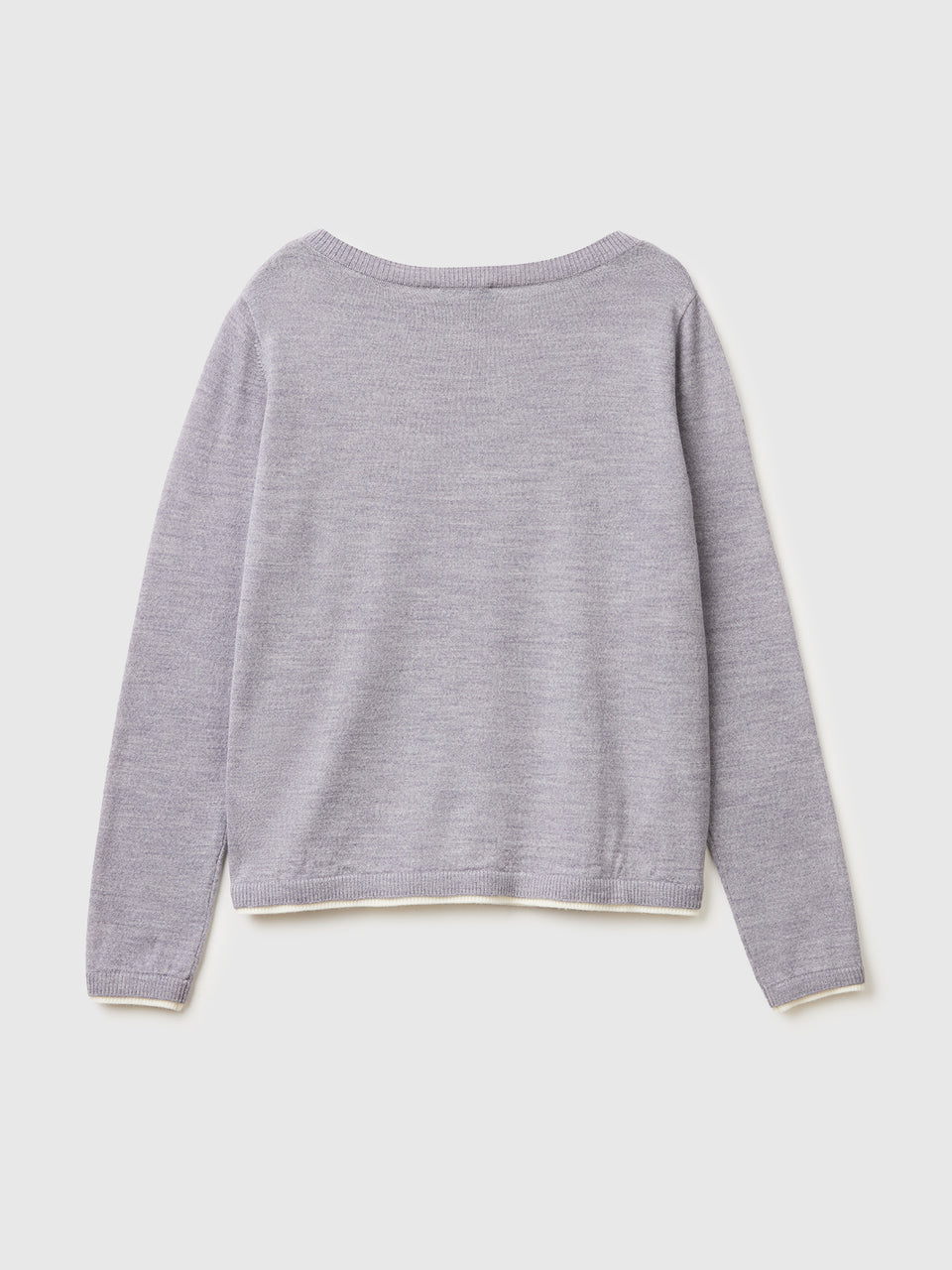 100% Merino wool boat neck sweater - ucb_image_BS