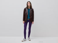 Blazer ajustado em tecido com efeito de pele - ucb_image_FY