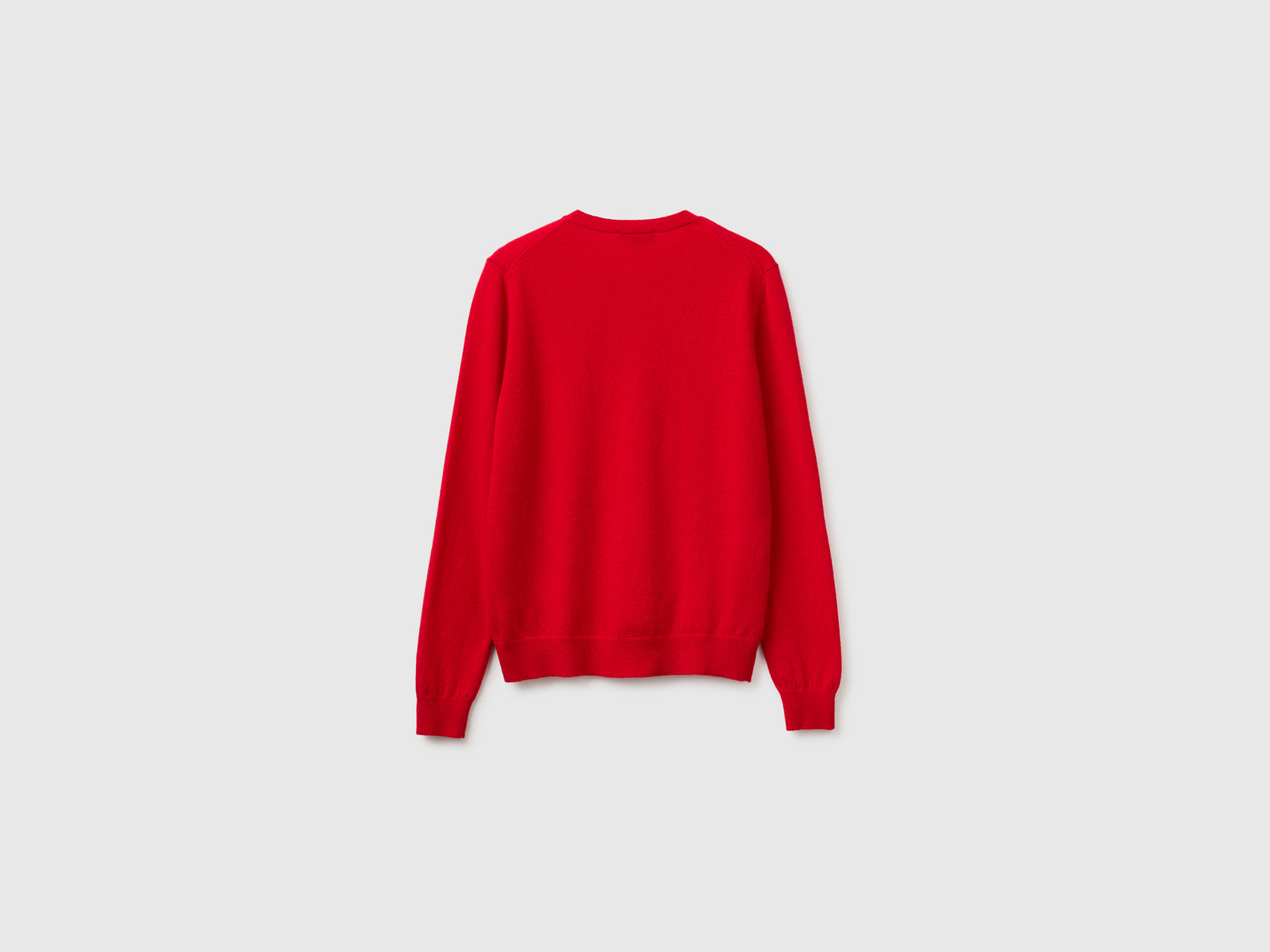 Cardigã de gola redonda vermelho-ameixa em pura lã Merino - ucb_image_BS
